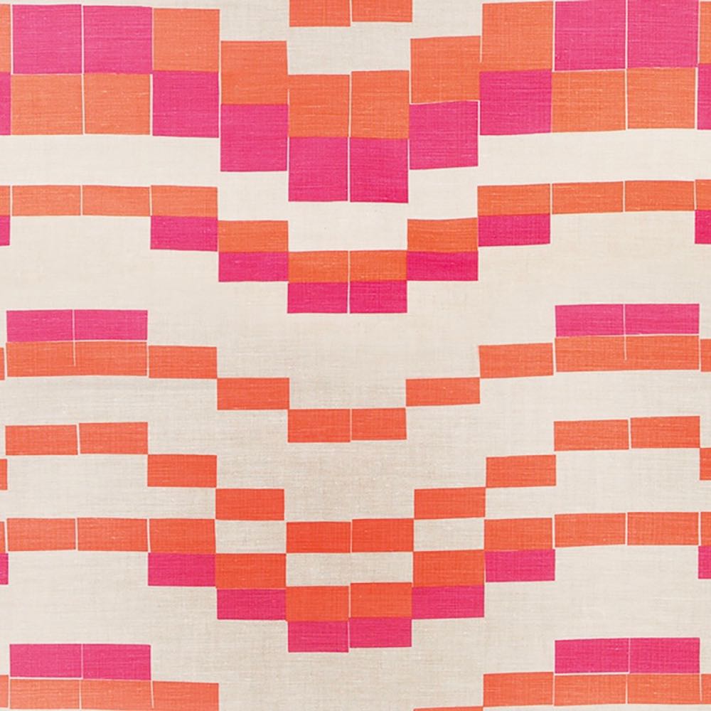 Annie Albers Temple Linen in Hot Pink